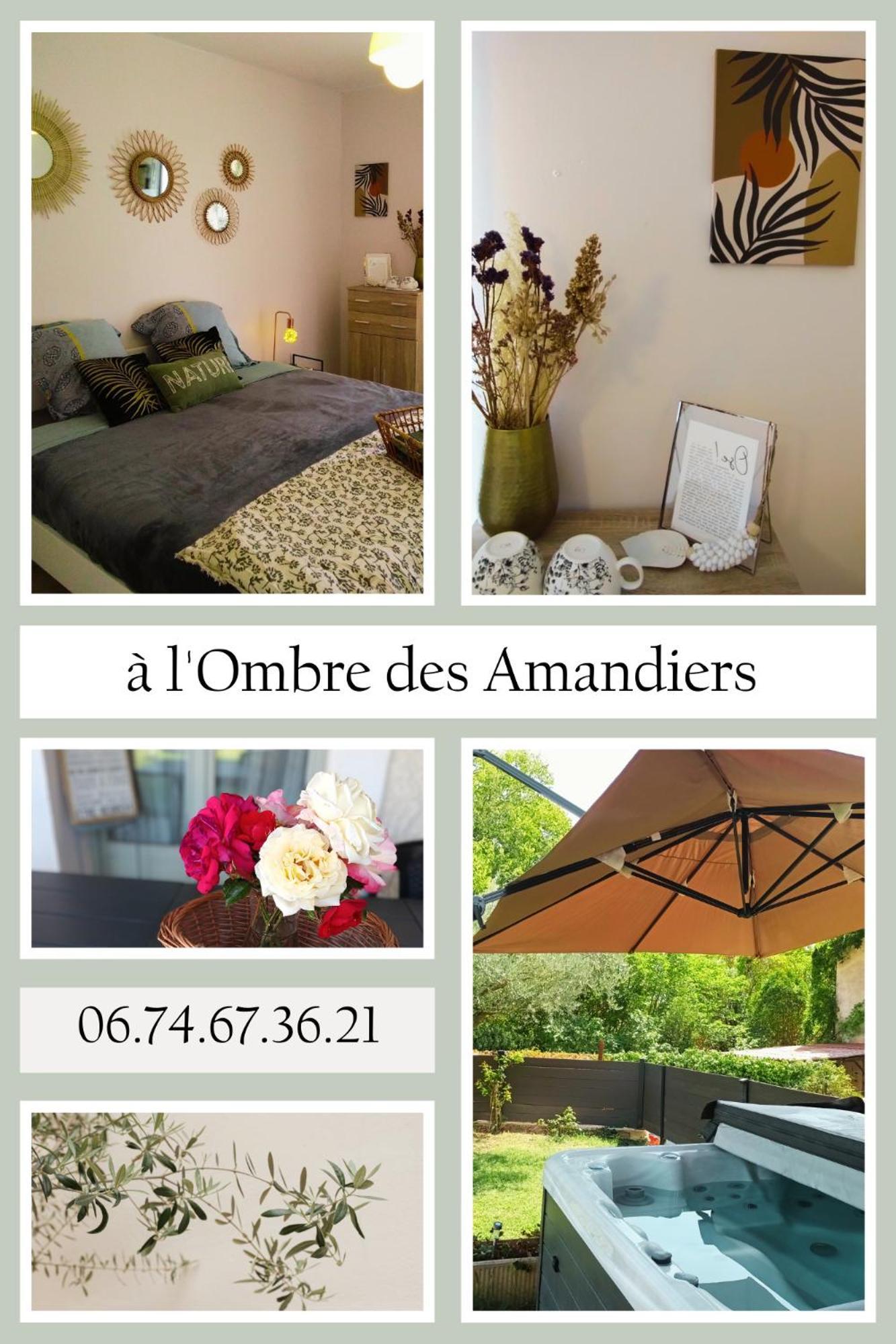 Chambres D'Hotes & Jacuzzi - A L'Ombre Des Amandiers Saint-Martin-dʼArdèche Dış mekan fotoğraf